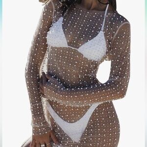 Pearl bathing suit  cover medium